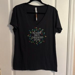 V-neck Woman’s Christmas T-shirt